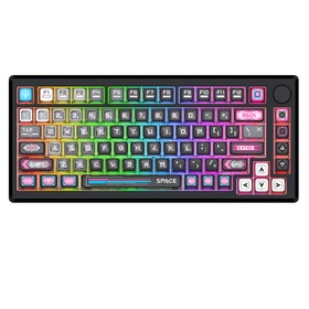 Redragon K732MC-RGB-PRO All Aluminum Tri-Mode Mechanical Keyboard RGB Backlighting gasket construction mecha style keycaps Great Sage swich
www.redragon.com