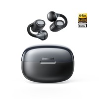 Tronsmart OpenFly Clip 2 nyitott fülű, csíptetős fülhallgató, Bluetooth 6.0, LDAC hang, 11 mm-es meghajtók, SoundPulse basszus, 8 óra lejátszási idő - fekete