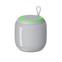Tronsmart T7 Mini Hordozható Kültéri Hangszóró, IPX7 Vízálló, RGB Megvilágítás, Bluetooth 5.3, 18 Óra Lejátszási Idő, TF Kártya és AUX Támogatás - Szürke