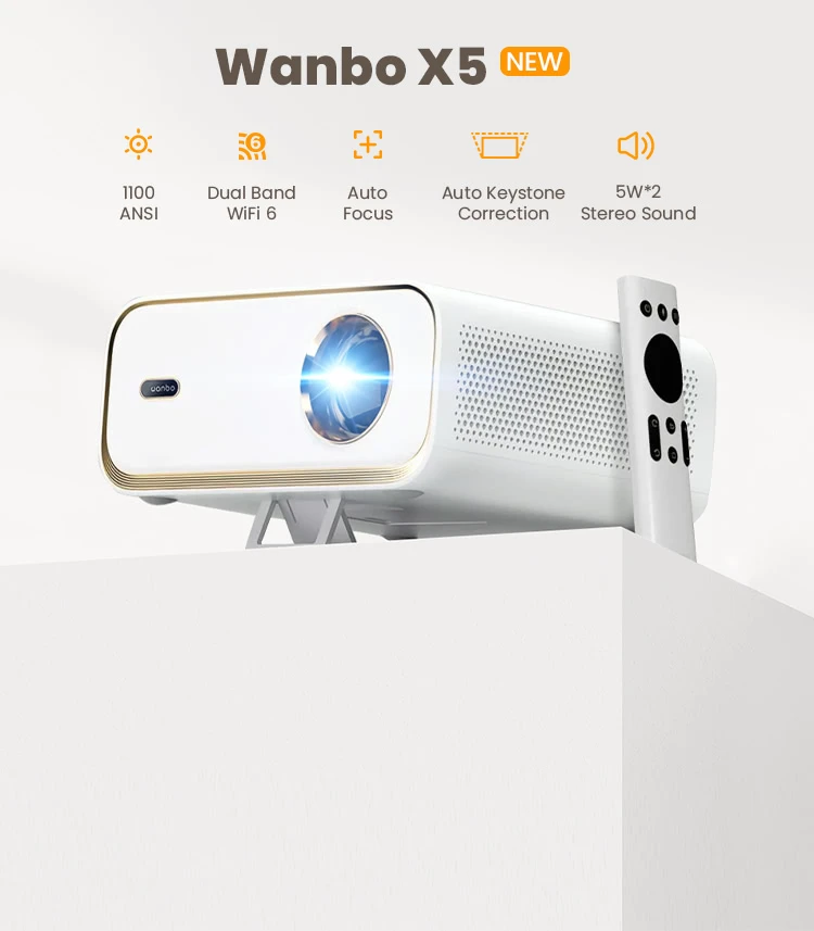 Wanbo X5 1100 ANSI Projector Launch Sale,$249 with Code Wanbo X5 1100 ANSI Projector Launch Sale,$249 with Code