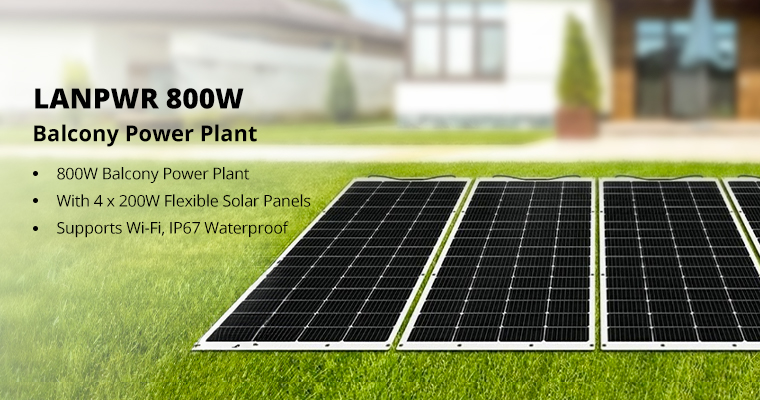 Centrală electrică pentru balcon LANPWR 800W
