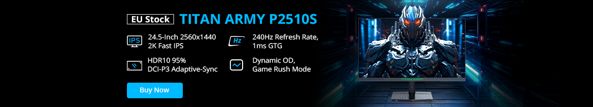 TITAN ARMY P2510S Gaming Monitor