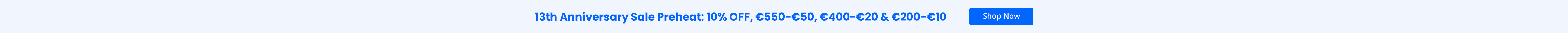 13th Anniversary Sale 2025