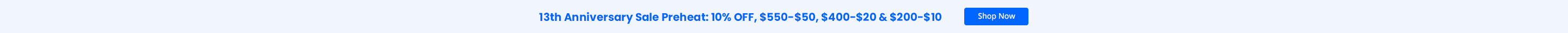 13th Anniversary Sale 2025