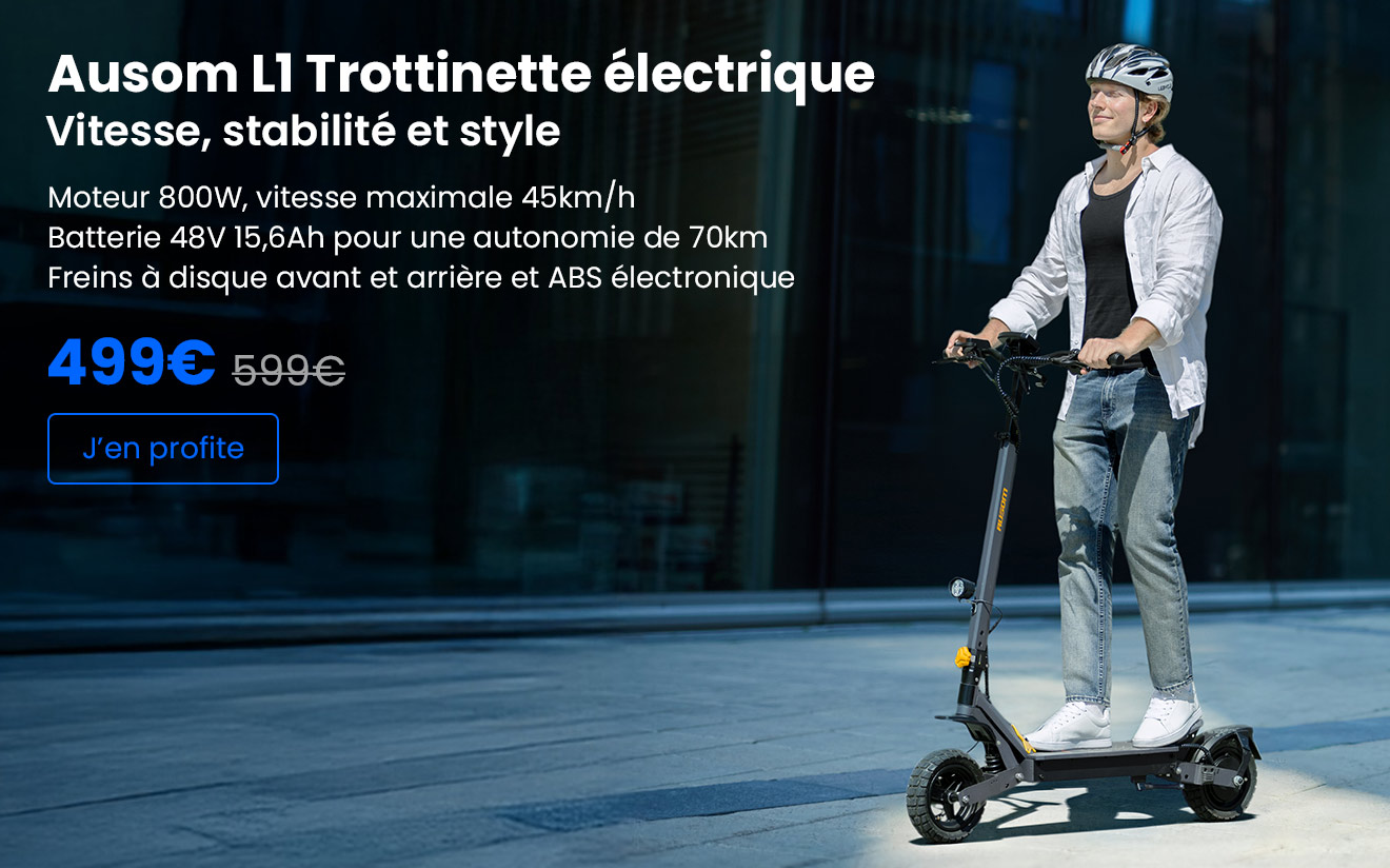 Lancement mondial de la trottinette électrique Ausom L1