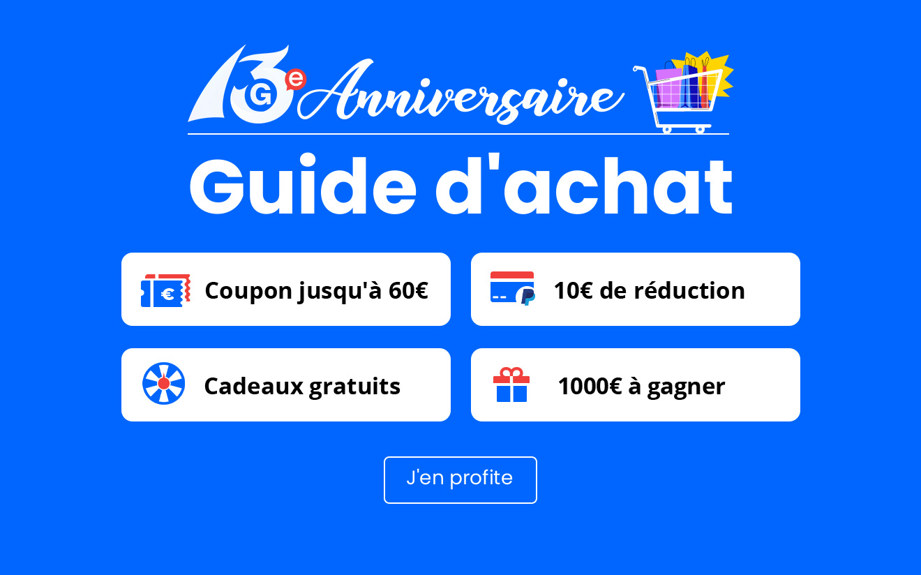 Guide dachat pour les soldes du 13e anniversaire
