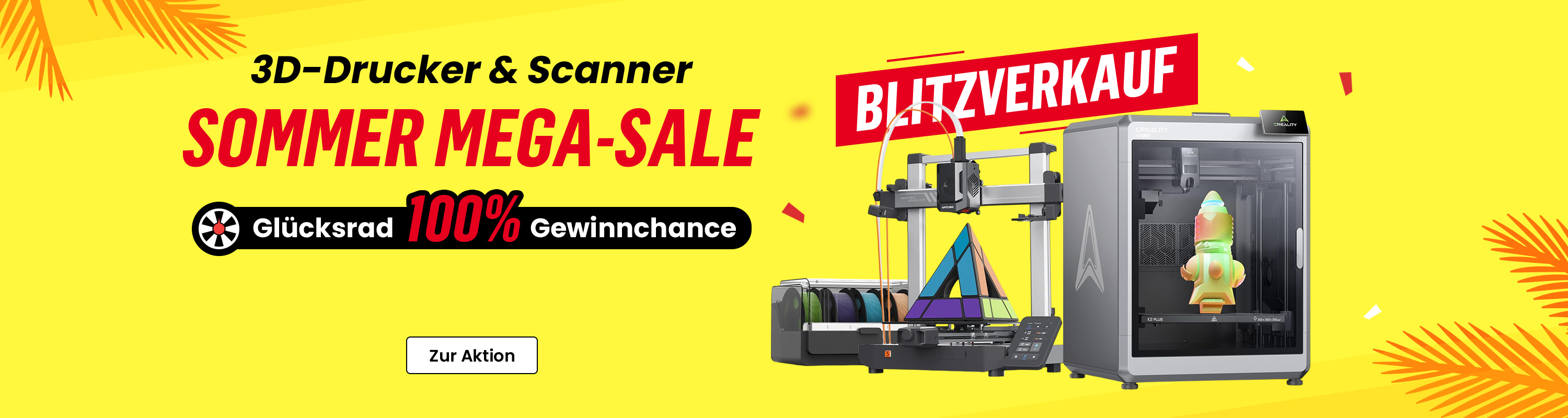 3D Drucker Scanner Sommer Mega Sale