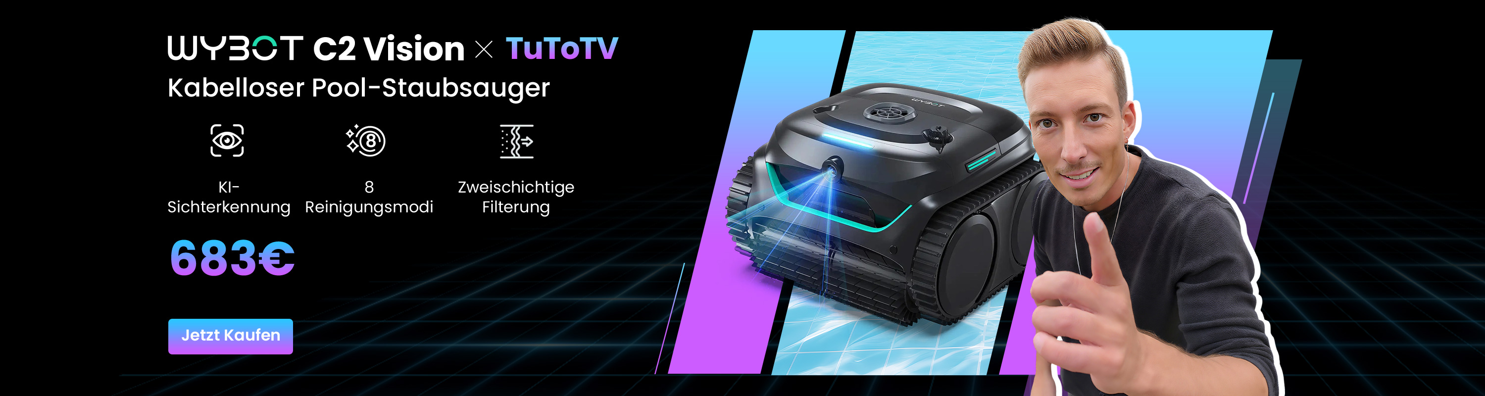 WYBOT C2 Vision Pool-Staubsauger Angebot