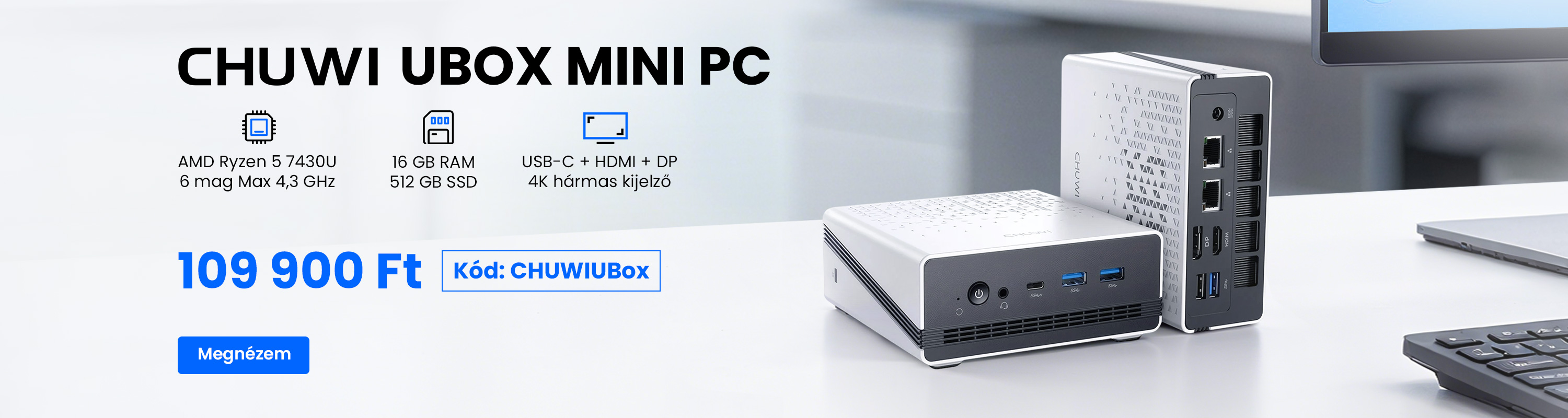 CHUWI Mini PC-k 2025 őszi akció