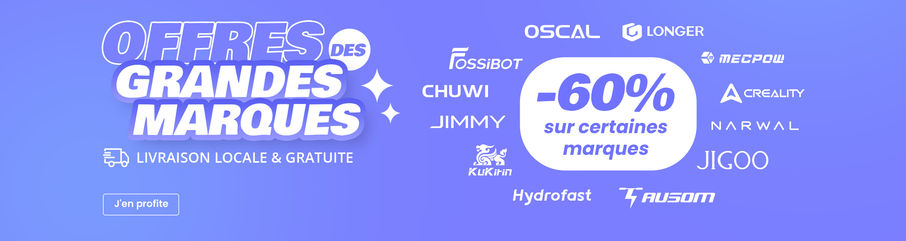 Offres des grandes marques