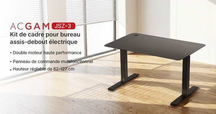 ACGAM JSZ-3 Cadre de bureau réglable en hauteur