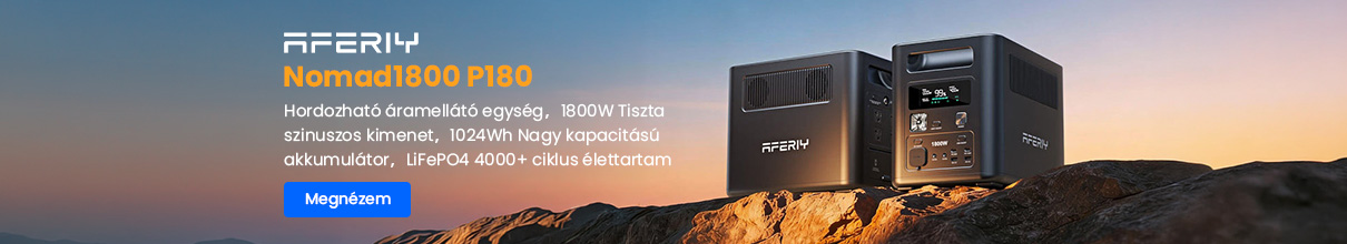 AFERIY Nomad1800 P180 Hordozható Erőmű