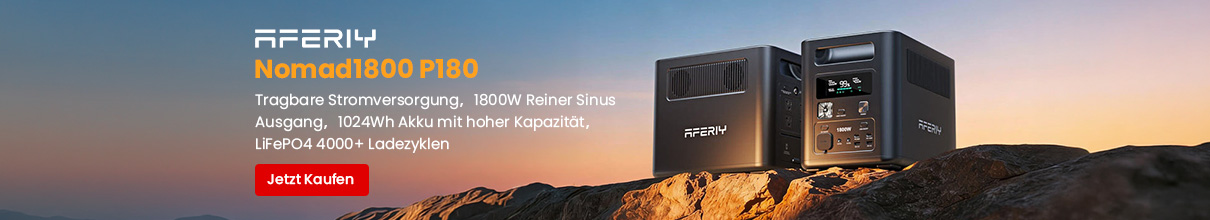 AFERIY Nomad1800 P180 Tragbare Powerstation