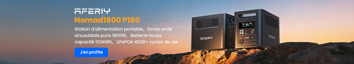 AFERIY Nomad1800 P180 Station d'alimentation Portable