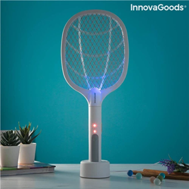 Rechargeable Insect Killing Racket with UV Light