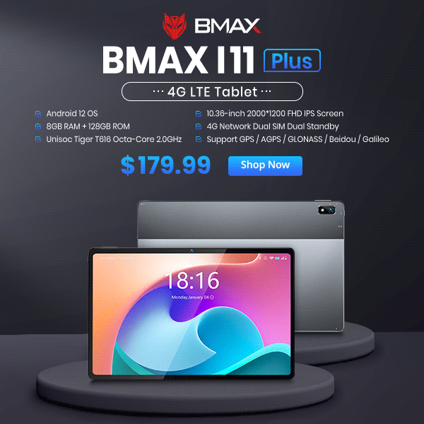 Weekend Deal] 📱 BMAX MaxPad I11 Plus $179.99 | New Android 12 2K