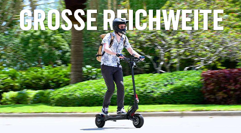 E-Scooter mit der größten Batteriekapazität