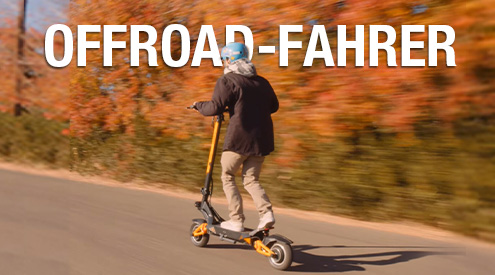 Bester E-Scooter für Geländefahrten