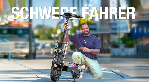 Bester E-Scooter für schwere Fahrer