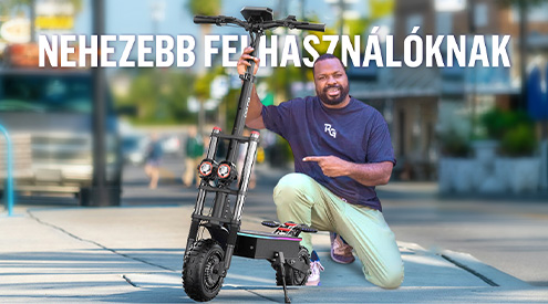 Legjobb elektromos rollerek nehezebb felhasználóknak