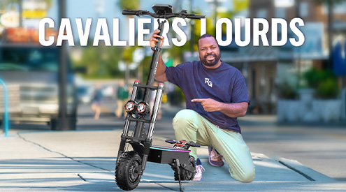 Le meilleur trottinette électrique pour les conducteurs lourds