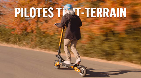 Le meilleur trottinette électrique pour la conduite tout-terrain