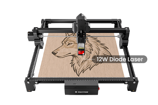 Mecpow X3S 12W Laser Engraver