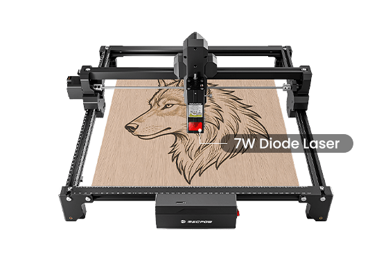 Mecpow X3S 7W Laser Engraver
