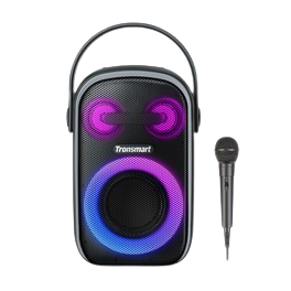 Tronsmart Halo 110 kültéri és parti hangszóró vezetékes karaoke mikrofonnal, 60W IPX6 vízálló