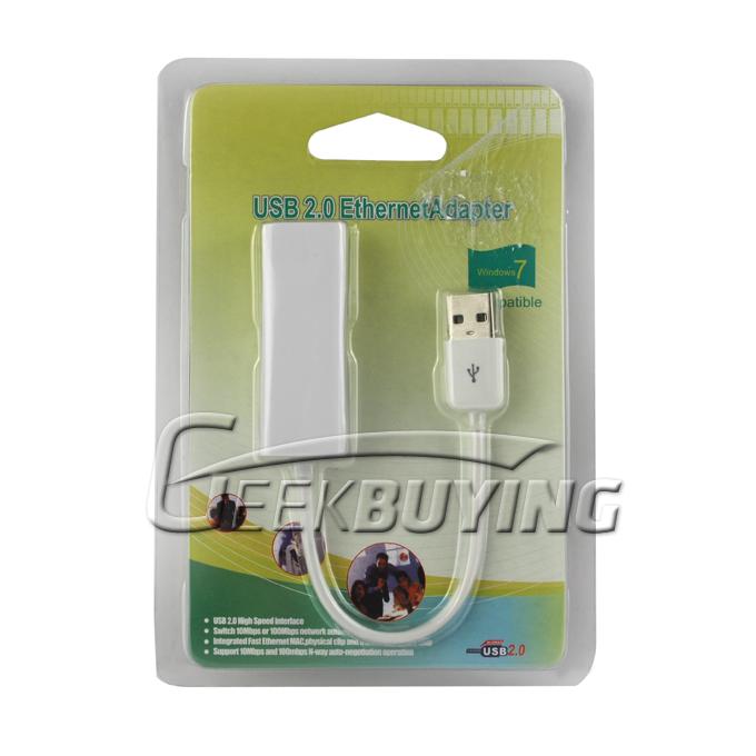USB1.1 (Full Speed USB 2.0) to RJ45 LAN Ethernet Network Adapter for PC Mac Android TV Box