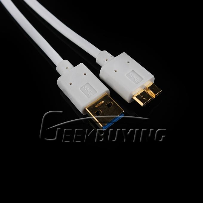 Premium Quality Blue 3 Feet USB 3.0 A Male to Micro B Male Cable