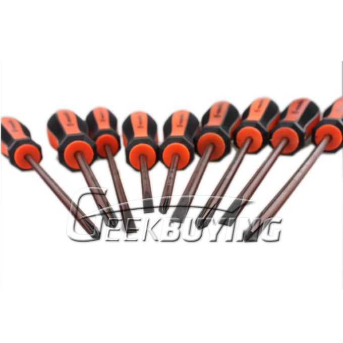 9pcs Portable Insulated Slotted Phillips Screwdrivers Set