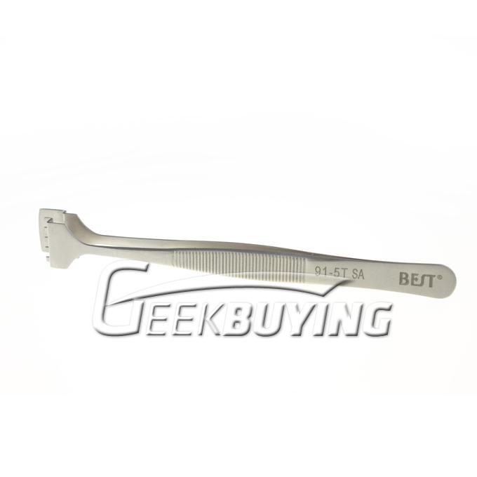 Swiss Pattern Stainless Steel Wafer Tips Tweezers BEST-91-5T