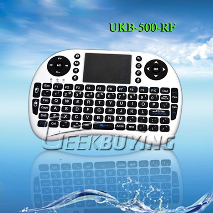 Fashion UBK-500-RF World's Most MINI Wireless Keyboard Mouse Combo for Game Home Entertainment& Android TV Box