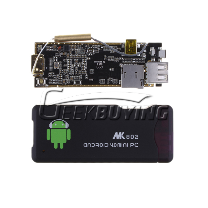 Android 4.0 Mini PC IPTV Google Internet TV Smart Android Box DDR3 512MB RAM 4GB ROM Allwinner A10 MK802