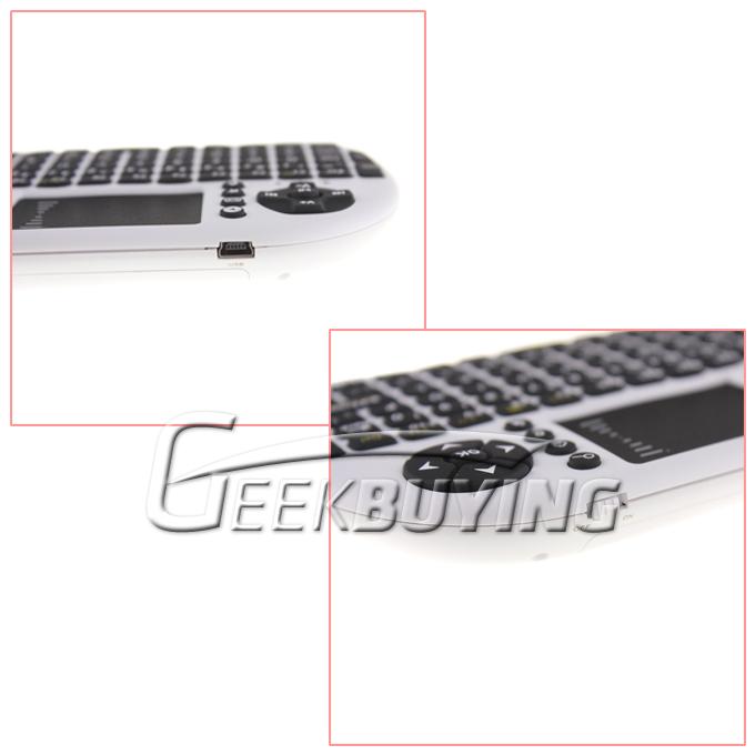 Fashion UBK-500-RF World's Most MINI Wireless Keyboard Mouse Combo for Game Home Entertainment& Android TV Box