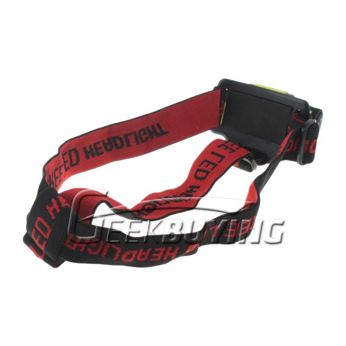 Retractable 4.5V 270LM LED White Light Zoom Headlamp Headlight Silver Yellow 3 x AAA