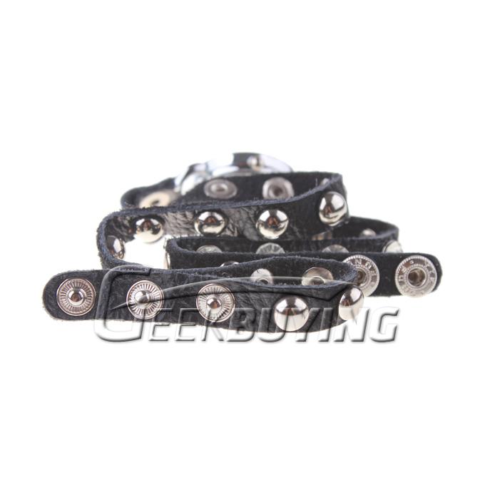 Trendy Trendy Rhinestone Chain Link Watch With Drill Silver Belt for Ladies