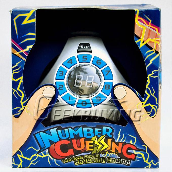 Funny Number Guessing Electric Shocking Toy Adult Games for Home Bar Disc Party