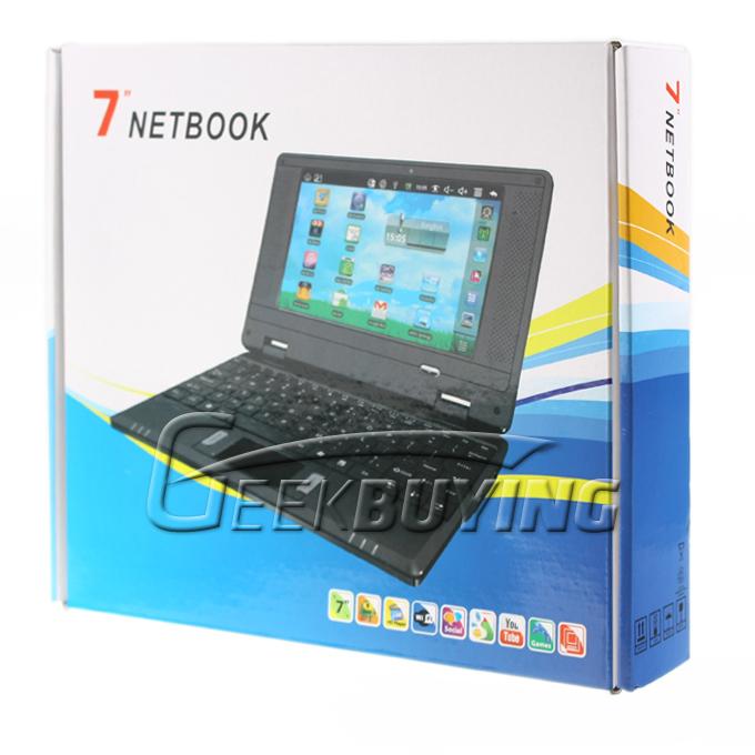 Q706 7 inch Android 4.1.1 OS Notebook Laptop (CPU VIA A9 8850 1.5GHz RAM 512MB DDR3/HD 4GB) w/Camera/Skype/Speakers----White