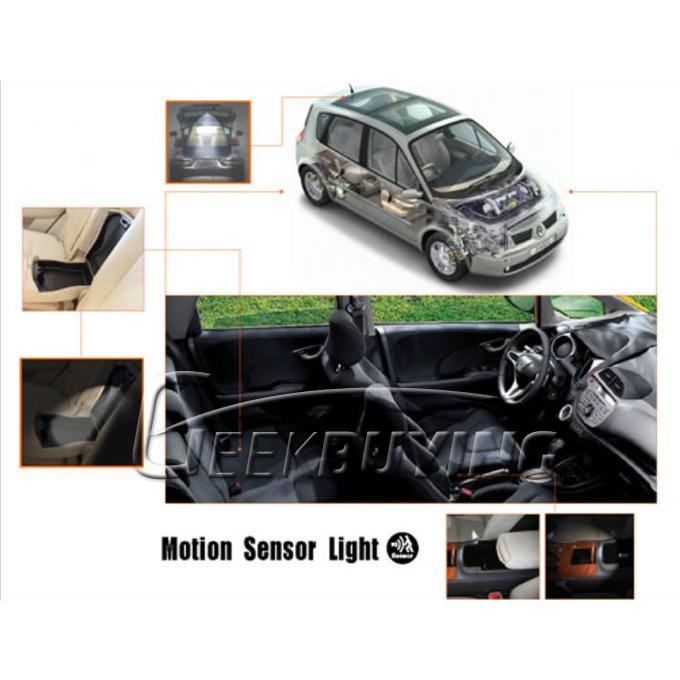 Yellow Human Body Induction lamp Energy Saving Creativity LED Bedside Nightlight Lamp Light