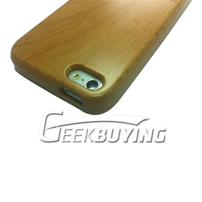Brand New Natural Smooth Wood Hard Protective Back Cover Case For iPhone 5S 5