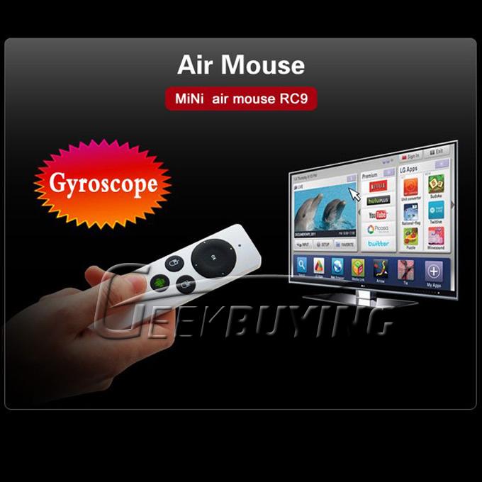 RC9 Measy Gyroscope Model Operation 2.4G Wireless Air Mouse Remote Control For Android Smart TV Box Desktop Laptop Mini PC