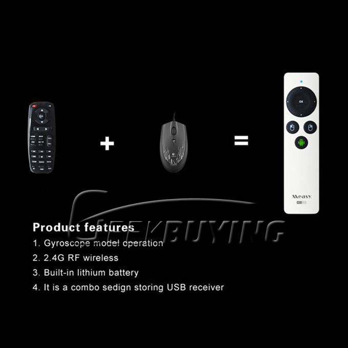 RC9 Measy Gyroscope Model Operation 2.4G Wireless Air Mouse Remote Control For Android Smart TV Box Desktop Laptop Mini PC