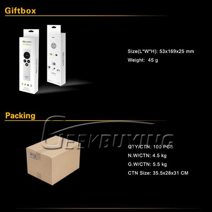 RC9 Measy Gyroscope Model Operation 2.4G Wireless Air Mouse Remote Control For Android Smart TV Box Desktop Laptop Mini PC