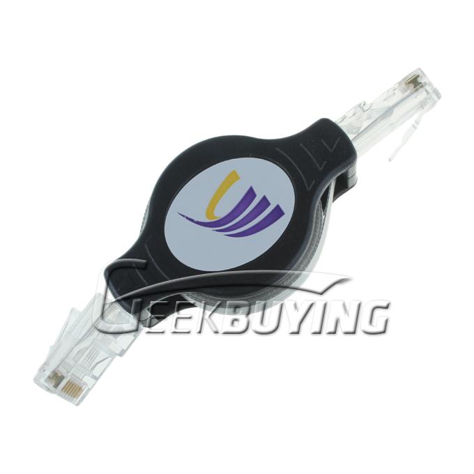2M 6ft Retractable Ethernet Lan RJ 45 Network Cable