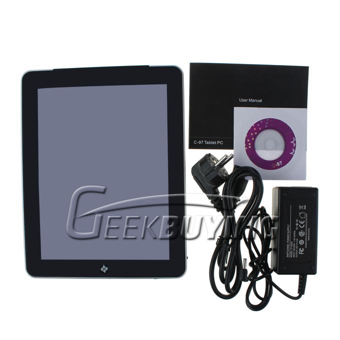 DHL B110 9.7 inch Atom N2600 Dual Core 1.6GHz Windows 8 Tablet PC 2G RAM 32G SSD HDMI Silver