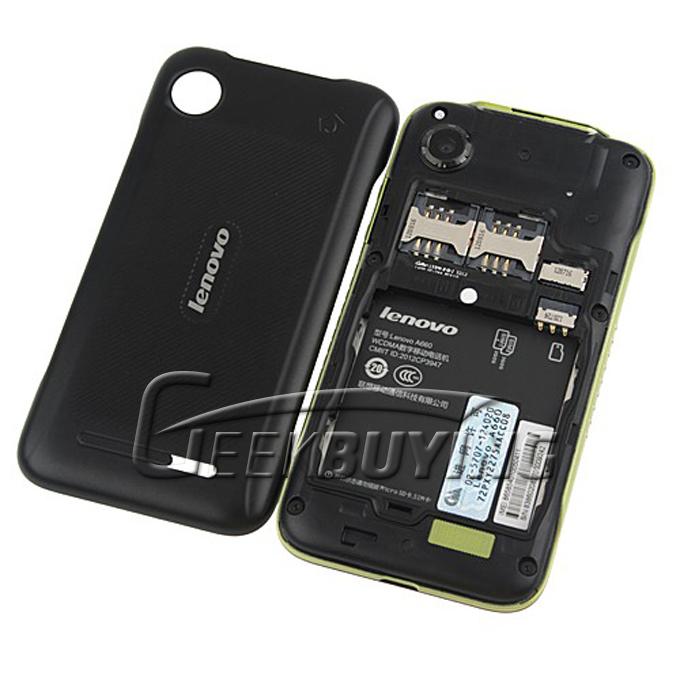 Lenovo LePhone A660 4.0 Inch MTK6577 Dual Core Waterproof Dustproof Shockproof Smart Phone Black