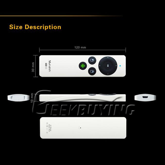 RC9 Measy Gyroscope Model Operation 2.4G Wireless Air Mouse Remote Control For Android Smart TV Box Desktop Laptop Mini PC