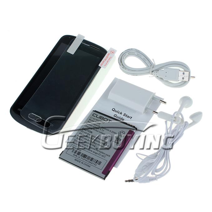 CUBOT A8809 Smart Phone 4.7 Inch IPS QHD Screen MTK6577 Dual core Android 4.1 GPS 3G WIFI 8.0MP Camera Black